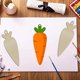 thumbnail image 3 of Colgantes de madera de Pascua, 12 Uds., colgante de zanahoria en blanco de madera con cuerda para bricolaje, día de Pascua, fiesta en casa, adorno decorativo con pintura colorida, 3 of 5