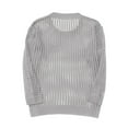 thumbnail image 5 of Men's Breathable Mesh Long Sleeve T Shirt Loose Fit Drop Shoulder Casual Knit Top For Daily Wear Home Outing Party Comfortable Sun Shirt Mens Summer Lightweight Pullover Tee Shirts, 5 of 5