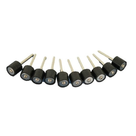 2 Inch Mandrel - TEMO 10 pc 1/2 inch (13mm) Rubber Mandrel Sand Drum Holder 1/8 inch (3mm) Shank for Dremel and Compatible Rotary tool