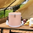 thumbnail image 3 of Jubipavy Lunch Bag Color Blocking Cylindrical Insulation Bag Bring Food To Work Or School Lunch Box Bag Outdoor Picnic Bag Crossbody Ice Bag Rice Box Bag, 3 of 5