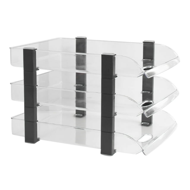 Desk Documents Rack,Desk File Letter Tray Desk File Letter Tray Office File Storage Rack Sleek Aesthetic