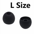 thumbnail image 3 of Puntas de Silicona Grandes JNSA 12 mm 6 Pares Negro, 3 of 3