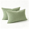 thumbnail image 2 of Soft Corduroy Decorative Throw Pillow Covers 20x12in，Set of 2, Mordern Nordic Home Decor, Boho Farmhouse Cushion Covers for Couch Bed Sofa Living Room, 2 of 4