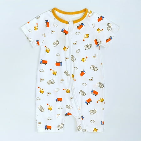 

NEGJ One-piece Romper Zipper Boys Summer Clothes Jumpsuit Baby Cartoon Girls Boys Romper&Jumpsuit