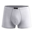 thumbnail image 6 of Maean Men Cotton Underwear Big and Tall Boxers Briefs Mens Soft Breathable Underpant Color Block 3 Pack, 6 of 6