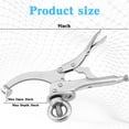 thumbnail image 2 of 2 Pieces Drill Press Locking Clamp Fix Clamp Drill Press Vise Bench Clamp Woodworking Vise Welding Clamp Drill Press (9 Inch), 2 of 5