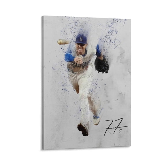 Freddie Freeman American Baseball Players Sports Celebrity Canvas Wall Art Posters For Room Aesthetic And Decor 16 Poster For Bedroom Bathroom Living Room Office Kitchen Decor
