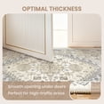 thumbnail image 6 of Roxstand 3x5 Area Rugs for Living Room, Vintage Large Area Rug, Non-Slip Backing Washable Rug, Stain Resistant Home Decor Rug (3'x5', BeigeGrey), 6 of 11