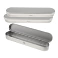 thumbnail image 1 of Estuche Vacío, 3 Piezas Rectangular De Metal Contenedores De Con Bisagras Vacías Necesidades Básicas Organizador De Almacenamiento Hogar jinwen Estuche de almacenamiento rectangular, 1 of 8