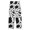 Cow-print, variant on Loose Fit Pajama with Pockets Soft Elastic Waist Sleep Pants Cotton-like Modal Pants with Cow Dairy Print for 6Y-14Y