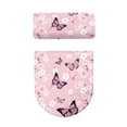 thumbnail image 5 of HELLHERO Pack of 2 Toilet Top Cover Set Elastic Bottom Polyester, Fits All Toilet Shapes, Toilet, 5 of 8