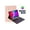 Pink, variant on Keyboard Case for iPad Pro 12.9-inch 2017/2015 (Old Model, 2nd & 1st Generation), Soft TPU Protective Cover, [7 Color Backlit] Magnetically Detachable Wireless Bluetooth Keyboard