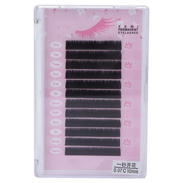 Paquete de pestañas postizas esponjosas para mujer, pestañas de extensión larga, pestañas postizas gruesas reutilizables, 10mm