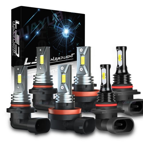 LED Headlight High-Low   Fog light Bulbs Combo Kit For Ford F150 2015-2022