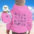 thumbnail image 2 of Goindgs Hoodie Kids Girls' Sweaters Sweatshirt Soft Pullover Ocean Themed Duplex Printed with Hood for School Outdoor Shirt Preppy Tween Girl Cute Pink-2-3 T, 2 of 7