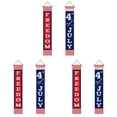 thumbnail image 1 of YWIYIUD 6 Pcs Bannière Suspendue Réutilisable pour Porche Extérieur Panneau Décorations du 4 Juillet Décorations Extérieures PatrioticMemorial Day Décor Décoration Maison Fournitures de Fête Rouge Blanc Bleu 2026, 1 of 2