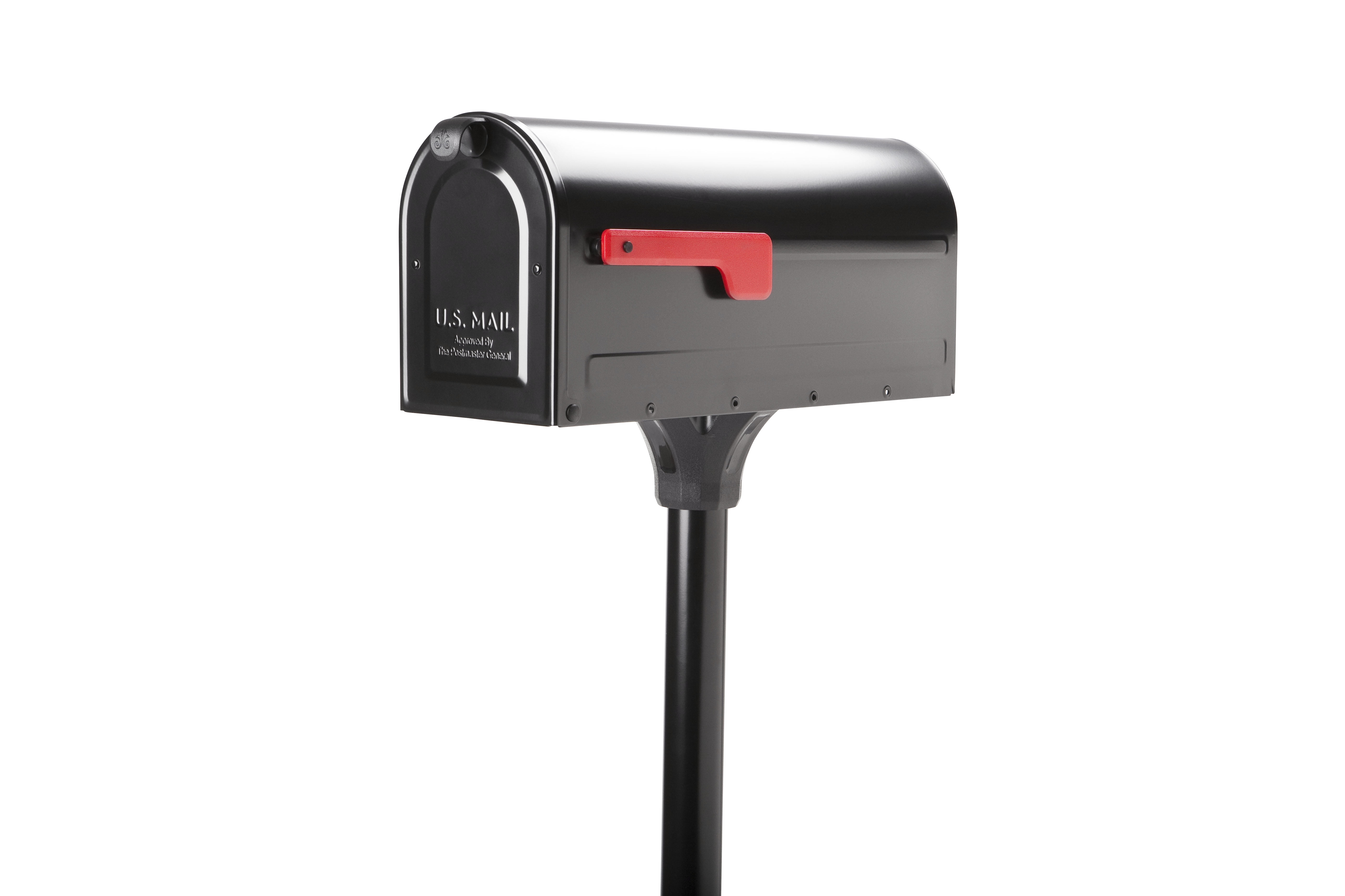 Architectural Mailboxes 8830RZ-10 Winston Post Mount Mailbox Rubbed Bronze 