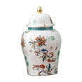 thumbnail image 2 of Tarro de de decoración asiática, decoración para el hogar y la Oficina, arreglo Floral, almacenamiento de té, regalo para bodas, EstiloC Colco Tarro de almacenamiento, 2 of 8