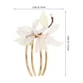 thumbnail image 2 of WEUVEB Peine U-Shaped Con Floral Para Peinados De Novia Y Fiestas Multicolor Y Seguro, 2 of 7