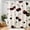Color 2, variant on SPXUBZ Waterproof Fabric Shower Curtain - Rustic Deer Antler Floral Country Pattern Bathroom Decor Accessories, 72 x 72 Inch Heavyweight Bath Curtain