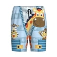 thumbnail image 4 of Wukai Giraffe Come Out From Zipper Men’s Short Pajama Pants With Pockets Soft Sleep Pj Shorts for Men-X-Large, 4 of 6