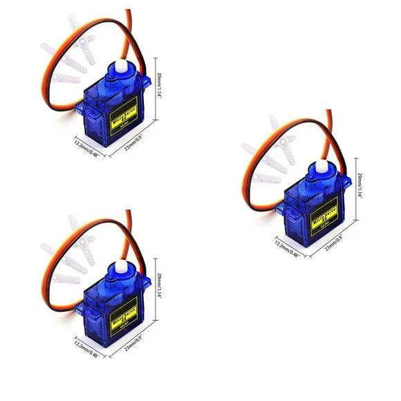 mmirethe Remote Control Aircraft Servo Motor Professional Modification Toy Components 3Set