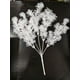 thumbnail image 1 of Nvzi Simulación de flores de escarcha de cinco puntas de una sola rama de niebla de flores falsas para decoración de fondo de salón de bodas, plantas artificiales Thefogisbrightred，White, 1 of 3