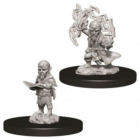 WizKids WZK73722 Pathfinder Battles Deep Cuts Male Gnome Sorcerer W9 Miniature