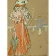 thumbnail image 3 of Ramón Casas 14x18 Black Modern Framed Museum Art Print Titled - Female Figure in Red (circa 1900), 3 of 5