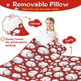 thumbnail image 3 of Red Baseballs Pattern Toddler Nap Mats for Kids Preschool,Sleeping Mat Bag or Kids,Toddler Sleeping Bag,Toddler Nap Mat or Daycare, 3 of 6