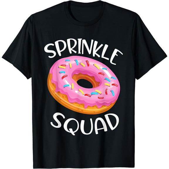 Donut Lover Matching Birthday Cool Donut Sprinkle Squad Gift T-Shirt