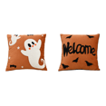thumbnail image 1 of Funda Almohada Decorativa Bordada Halloween para Del (gran Fantasma) Rojo, 1 of 6
