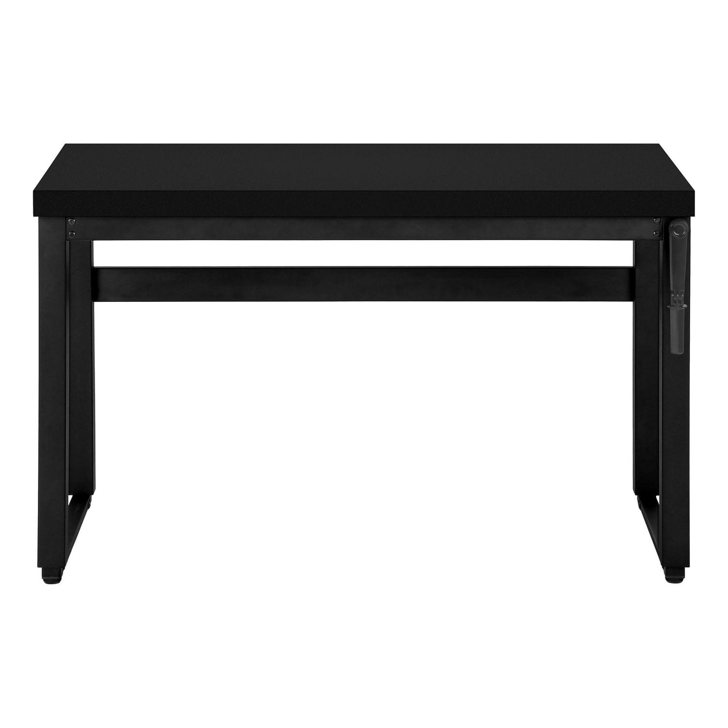 Monarch Specialties Bureau, Bureau À Domicile, Debout, Ajustable, 48"l, Travail, Ordinateur Portable, Métal, Stratifié, Noir, Contemporain, Moderne