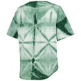 thumbnail image 3 of Women's G-III 4Her by Carl Banks Hunter Green Milwaukee Bucks Tournament Raglan Oversized Tie-Dye V-Neck T-Shirt, 3 of 3