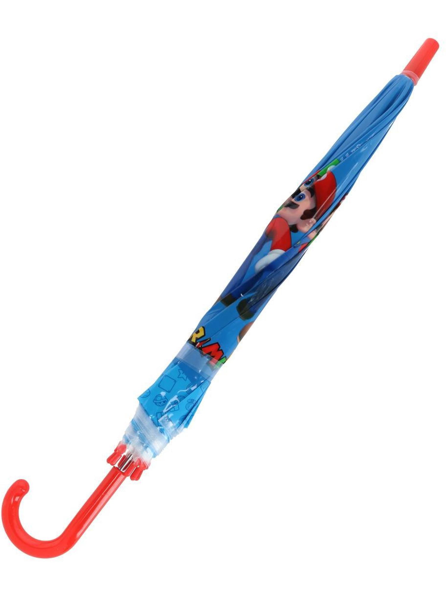 Textiel Trade Kids' Super Mario and Luigi Stick Umbrella