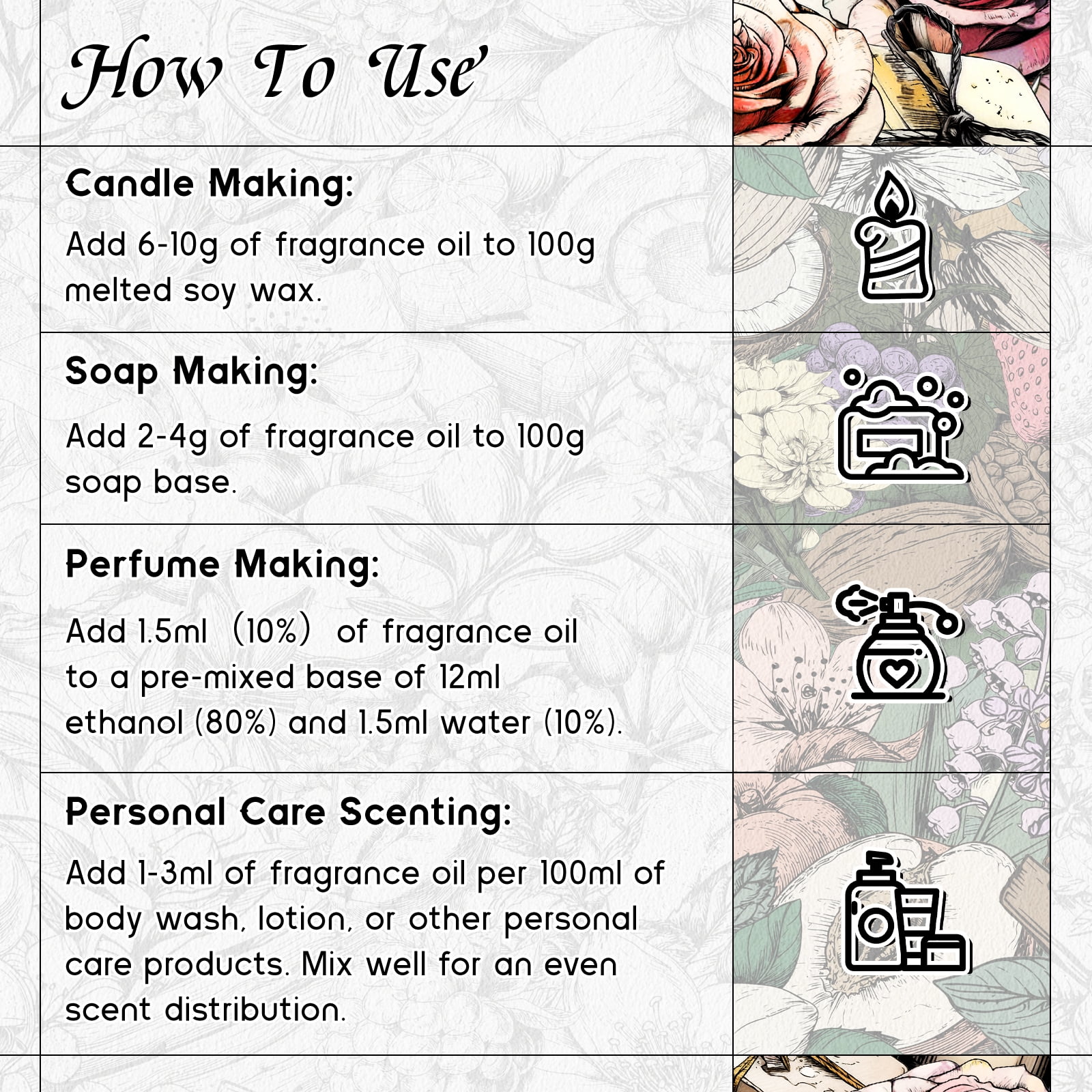 HIQILI Leather Fragrance Oil, Men's Scent, 30mL for Car Diffuser Air Freshener Soap&Candle Making