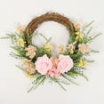 thumbnail image 1 of LSLJS Spring and Summer Simulation Rose Half Wreath Wedding Wedding Home Decoration Wreath Artificial Door Decoration, Decorate, 1 of 4
