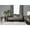 Gray, variant on Bowery Hill Modern & Traditional Upholstered Sofa in Gray Finish
