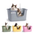 thumbnail image 1 of Arenero Para Gato Caja De Arena Mediano Con Pala Esquimal Pets Color Gris, 1 of 6
