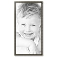 thumbnail image 2 of ArtToFrames 25" x 49" Black Panel With Silver Lip Picture Frame, 25x49 inch Multi Wood Poster Frame (WOM-5093), 2 of 7