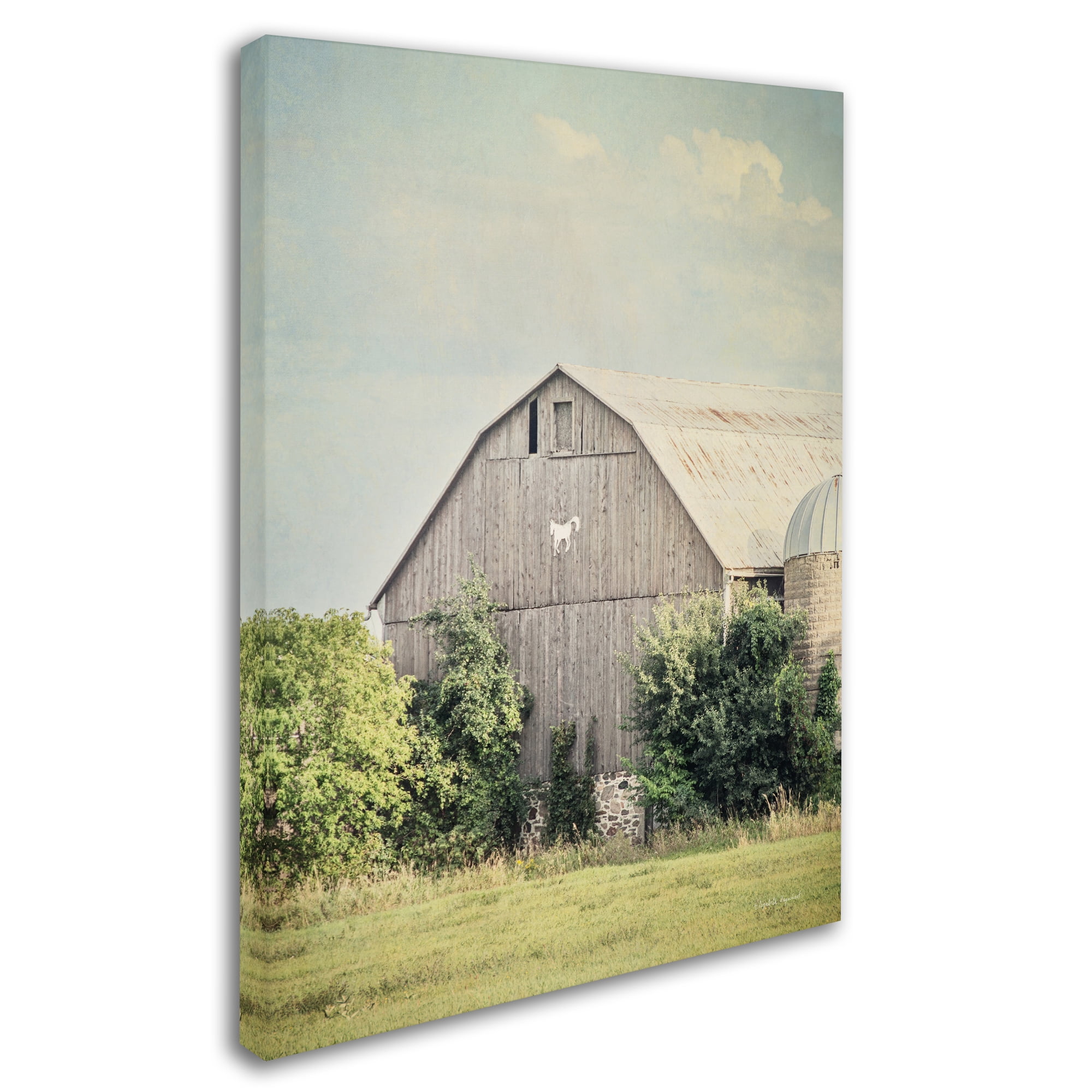Trademark Fine Art 'Late Summer Barn II Crop' Canvas Art by Elizabeth Urquhart