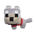 thumbnail image 1 of Minecraft Loup Copain d'Oreiller en Peluche, 100% Polyester, 1 of 1