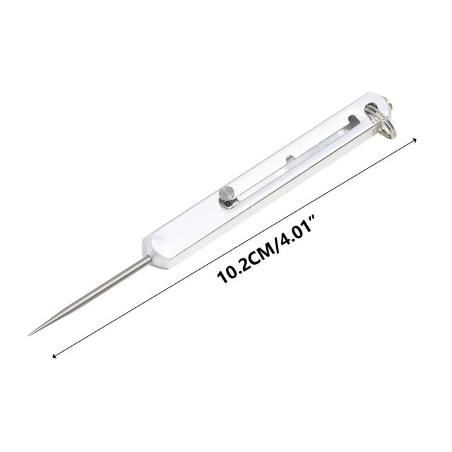 SDNall Outil Cure-Dents Multifonctionnel Rétractable et Portable, Conception Télescopique, Trois Niveaux de Réglage, Retireur d'Étiquette de Fruits