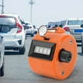 thumbnail image 4 of Handheld Tally Counter 4-Digit Number Count Clicker Counter Hand Counter Handheld Tally Counter (Orange), 4 of 10
