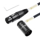 thumbnail image 5 of Cable XLR Devinal giratorio en ángulo recto macho a hembra, 20 cm, 2 unidades, 5 of 8