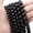 Black, variant on HOOUN 4 6 8 10 12mm Natural Colorful Lava Rock Essential Oil Diffuser Stone Loose Bead-Khaki-10mm approx 35 beads