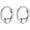 Heart, variant on 2Pcs Stainless Steel Nose Rings Hoops for Women Drop Septum Rings Hoop Cartilage Clicker Earrings