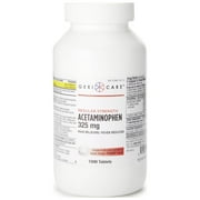 Geri-Care Pain Relief 325 mg Acetaminophen Tablet, 1000 per Bottle