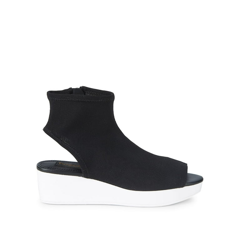 Donna karan white booties sale