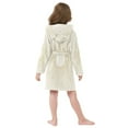 thumbnail image 7 of FORMRS Niños Bathrobe Unisex Hooded Robe Soft Plush Pajamas Sleepwear, Size 2-3T, Sunshine, 7 of 7